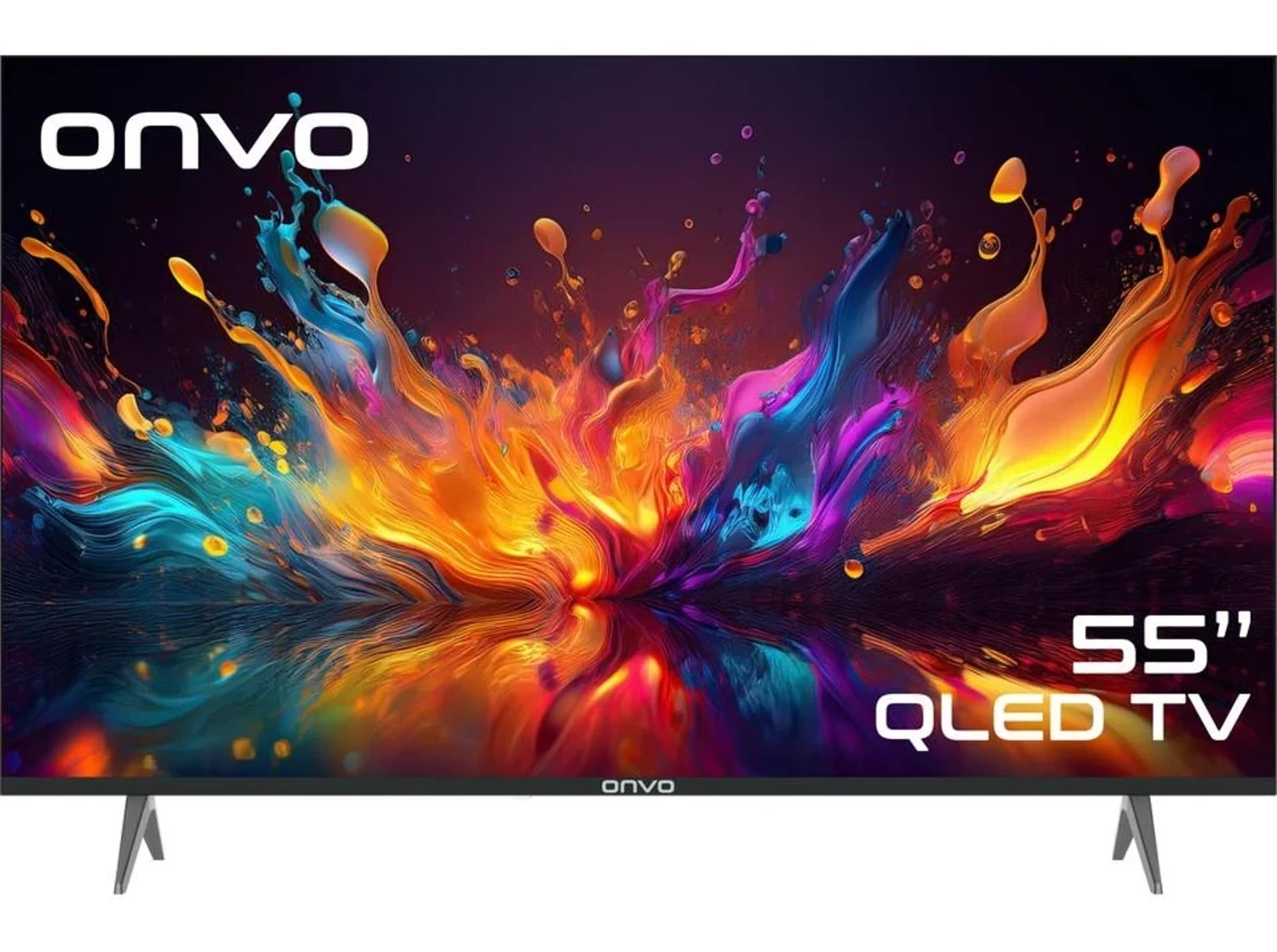 Onvo 55OVF9250UQ 4K Ultra HD 55″ 140 Ekran Uydu Alıcılı Google Smart QLED TV