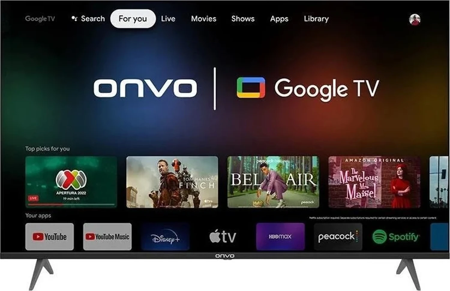 Onvo 65OVF9000 4K Ultra HD 65″ 165 Ekran Uydu Alıcılı Google Smart QLED TV