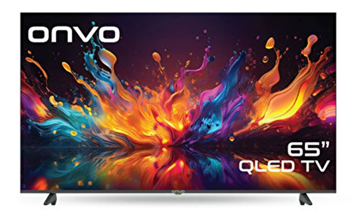 Onvo 65OVF9001UQ 65 165 Ekran Uydu Alıcılı Ultra HD Frameless QLED Google TV