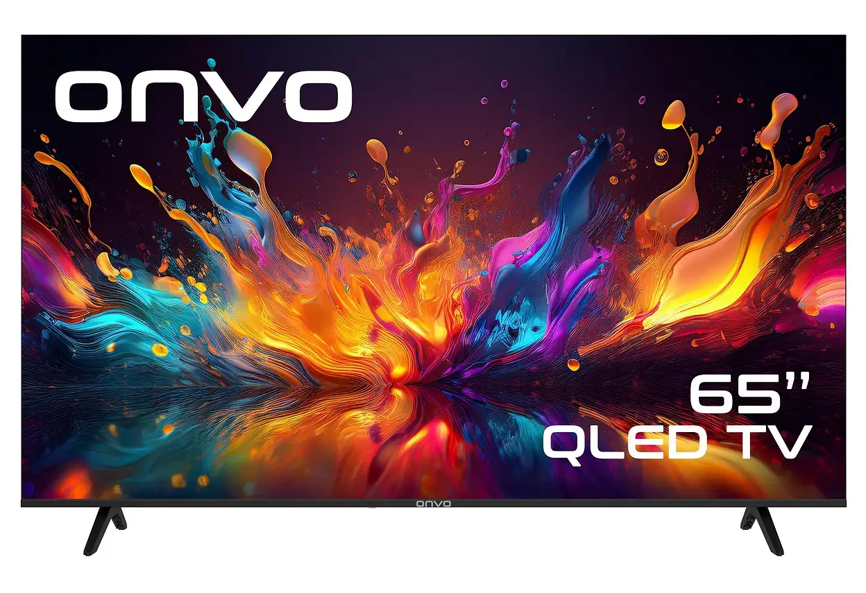 ONVO 65OVF9250UQ SS6 65 inç 165 cm Dahili Uydu Alıcılı 4K UHD SMART TV QLED TV