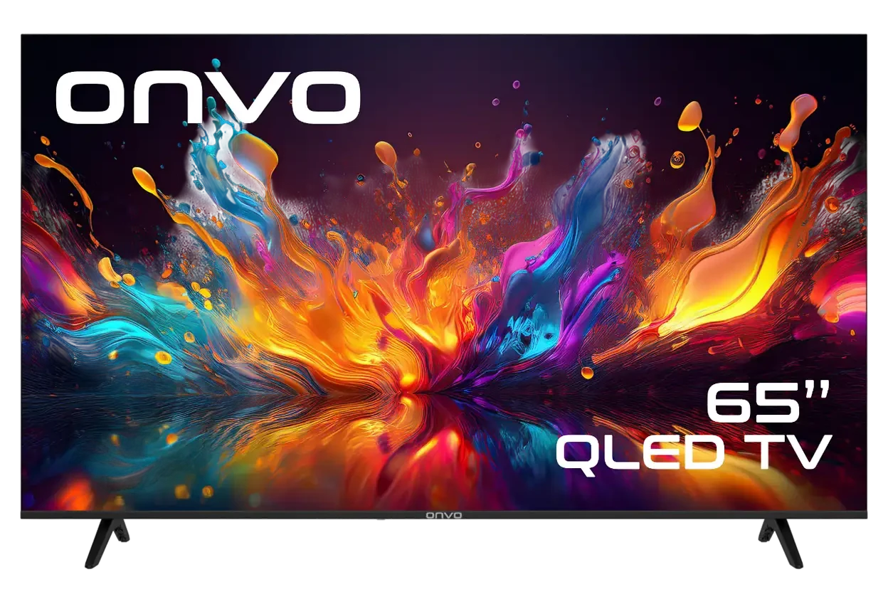 ONVO 65UQ90F3UA 65 inç 165 Ekran Uydu Alıcılı Smart 4K QLED TV