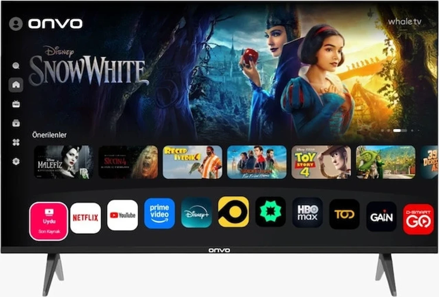 Onvo 65VQ90F3UA 65″ Frameless 4K UHD QLED TV