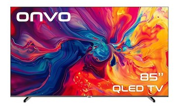 Onvo 85VQ90F2UA 4K Ultra HD 85″ 216 Ekran Uydu Alıcılı Google Smart QLED TV