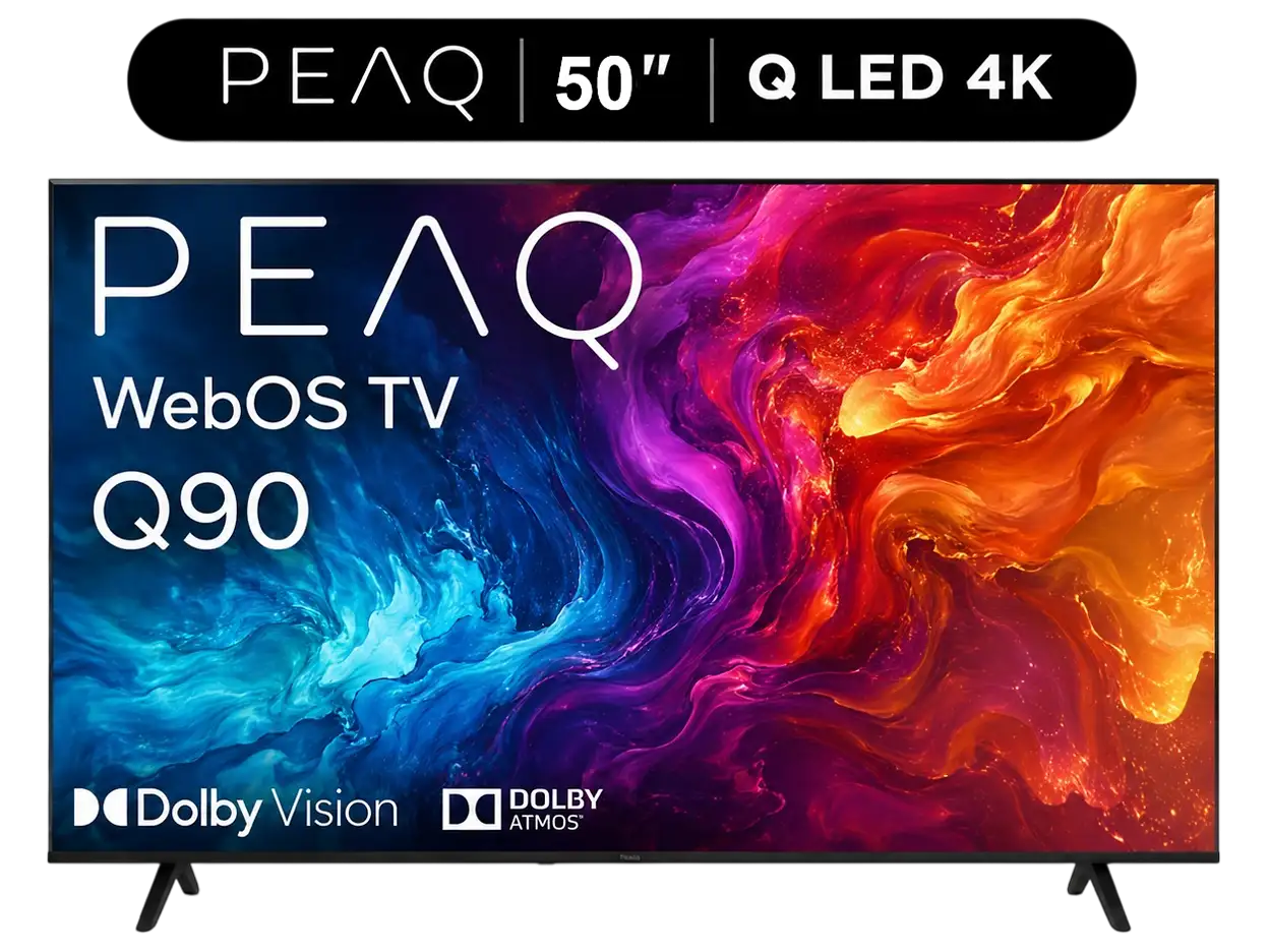 PEAQ 50Q90 50 inç 126 Ekran Uydu Alıcılı Smart 4K UHD WebOS İşletim Sistemli QLED TV