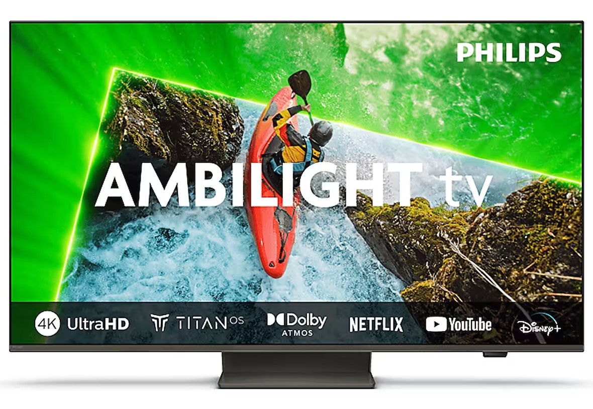 PHILIPS 55PUS8609/62 55 inç 139 cm 4K UHD LED Dolby Atmos Titan OS Ambilight TV