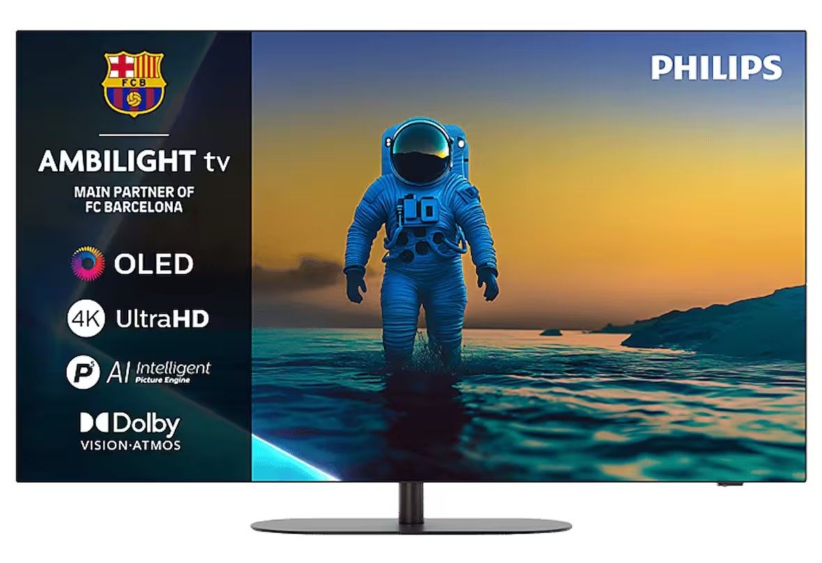 PHILIPS 65OLED810/12 4K UHD OLED 65 inç 164 cm Smart TV Dolby Vision Dolby Atmos Google Ambilight LED TV