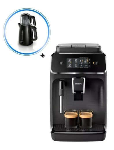 Philips EP2220/10 Espresso Makinesi + HD7301/00 Çay Makinesi Seti