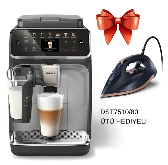 Philips EP4446/70 Espresso Makinesi + DST7510/80 Ütü Hediyeli