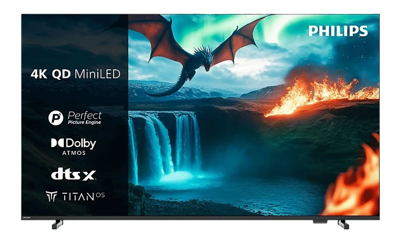 Philips Phılıps 75MLED810/12 75 Inç 189 Ekran Uydu Alıcılı 4K Qd Smart Tv Dolby Vision Dolby Atmos Titan Os Mini Led Tv