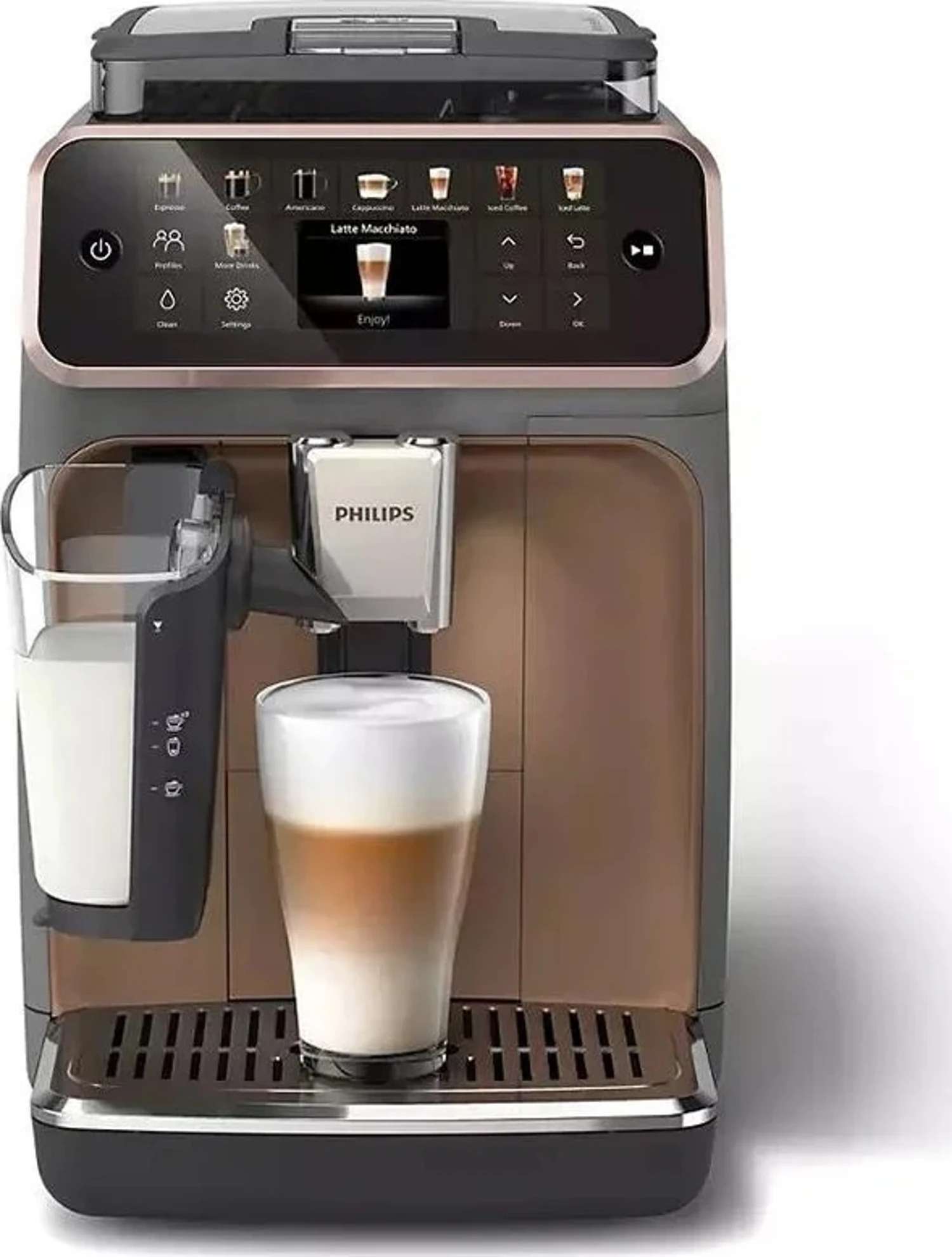 Philips Phılıps EP5544 Seramik Öğütücülü 20 Çeşit Içeçek Hazırlama Imkanı Tam Otomatik Espresso Makinesi