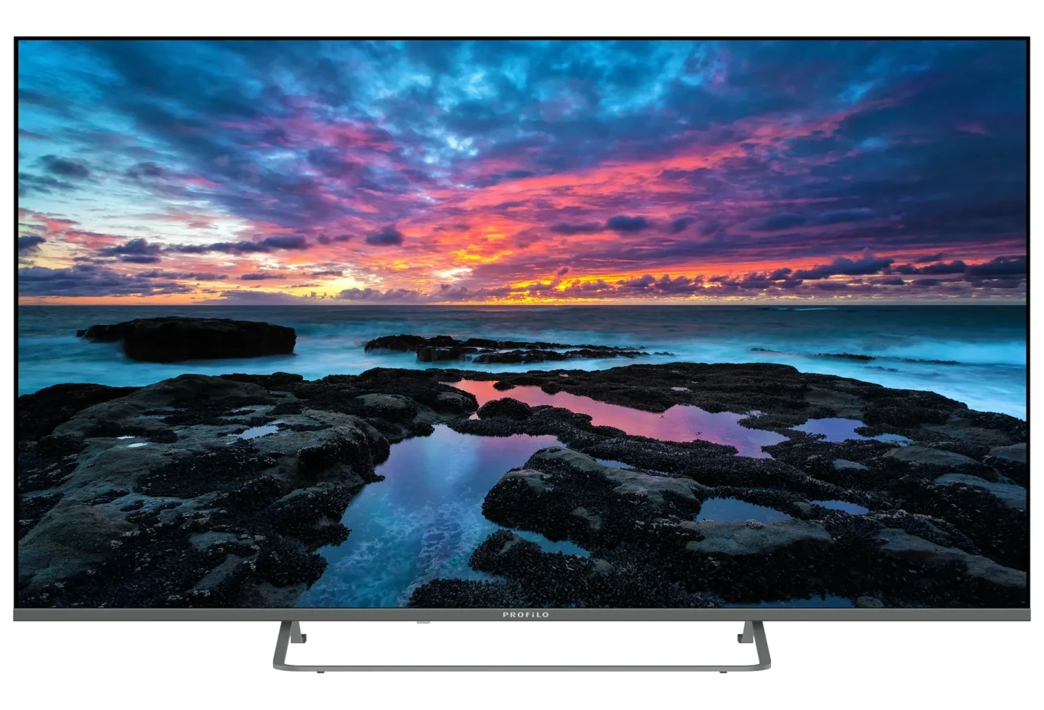 Profilo 50PA525EQG E Enerji Sınıfı 50″ 127 Ekran Ultra HD Uydu Alıcılı Google Smart QLed Televizyon