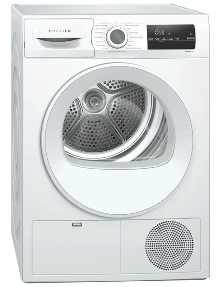 Profilo KM8612HTR E Enerji Sınıfı 8 kg Isı Pompalı Çamaşır Kurutma Makinesi