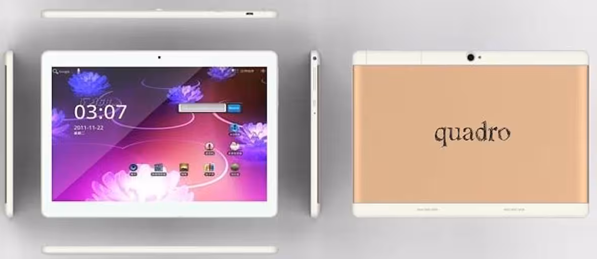 QUADRO SOFT TOUCH 102 10.1″ Quad Core WİFİ BT ANDROİD 8.1 EBA TABLET