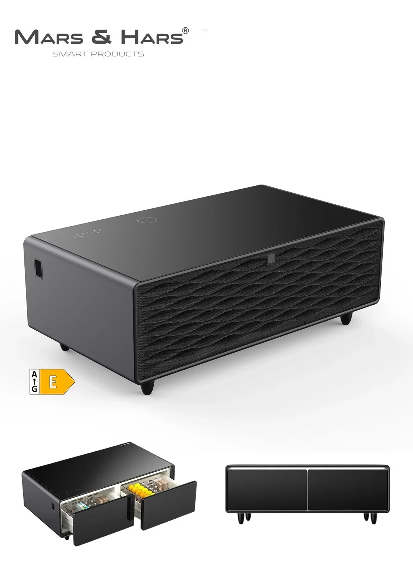 SCT-135EYD-PRO-S | Akıllı Sehpa & Buzdolabı | Smart Coffee Table ( Gövde)