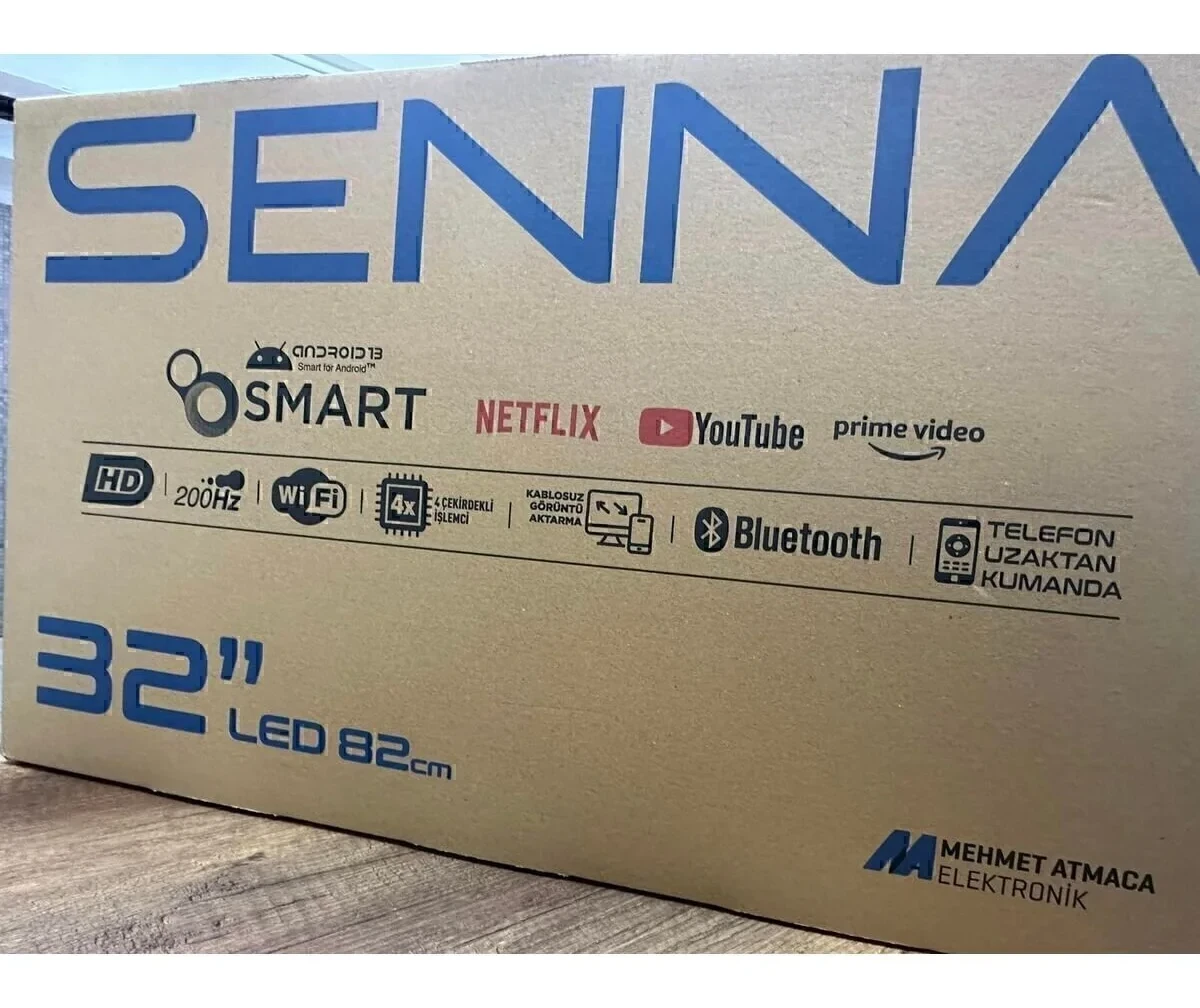 SENNA 32” Inç 82 Ekran 32sn6000h Hd Androıd Smart Led Tv G Enerji