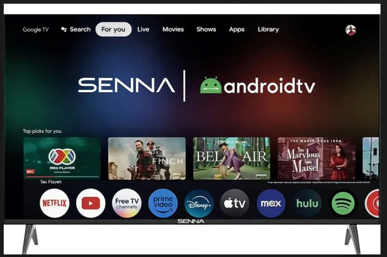 SENNA 32WF7500H 32″ 82 Ekran Uydu Alıcılı HD Frameless Android LED TV