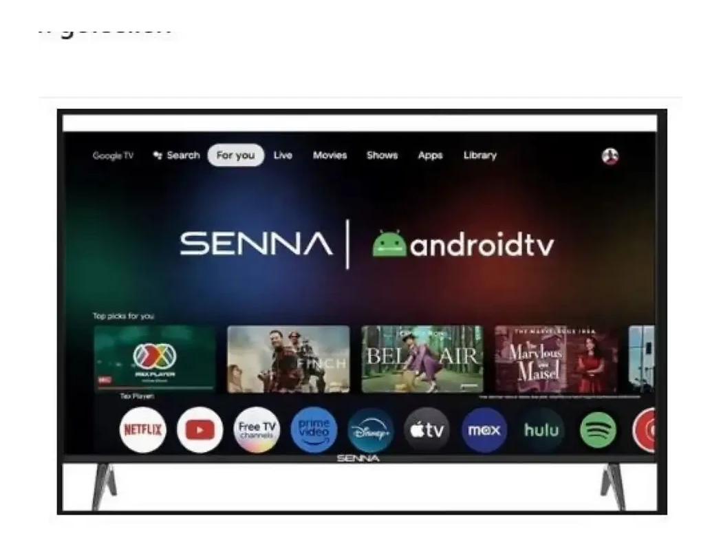 SENNA 32WF7500H Uydu Alıcılı Frameless Whale Os Androıd 10 32 inç 82 cm HD LED TV