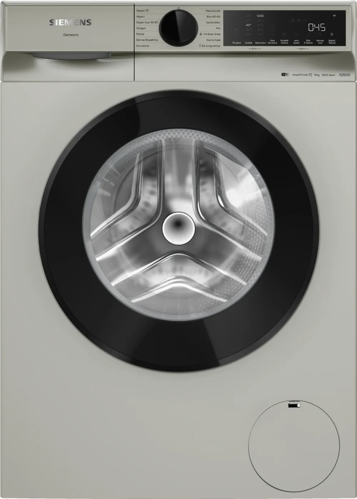 SİEMENS WG42K2ZXTR iQ500 Çamaşır Makinesi 9 kg 1200 dev./dak.,