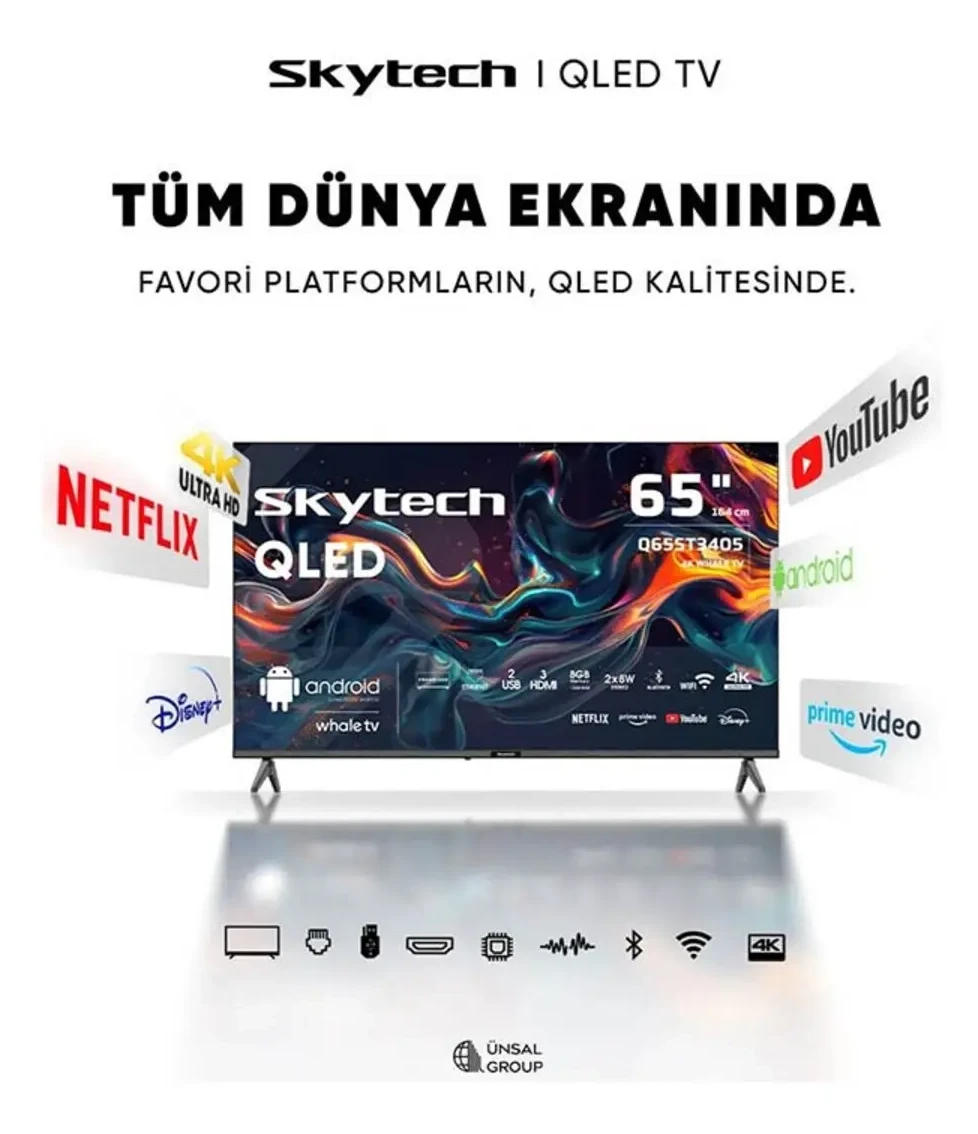 Skytech Yeni Q65ST3405 4K Ultra HD 65