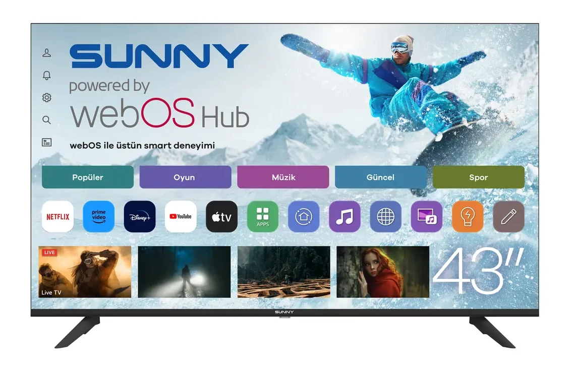 Sunny SN43FMLN-W02S 43” FHD webOS 2.0S D-DUAL LED