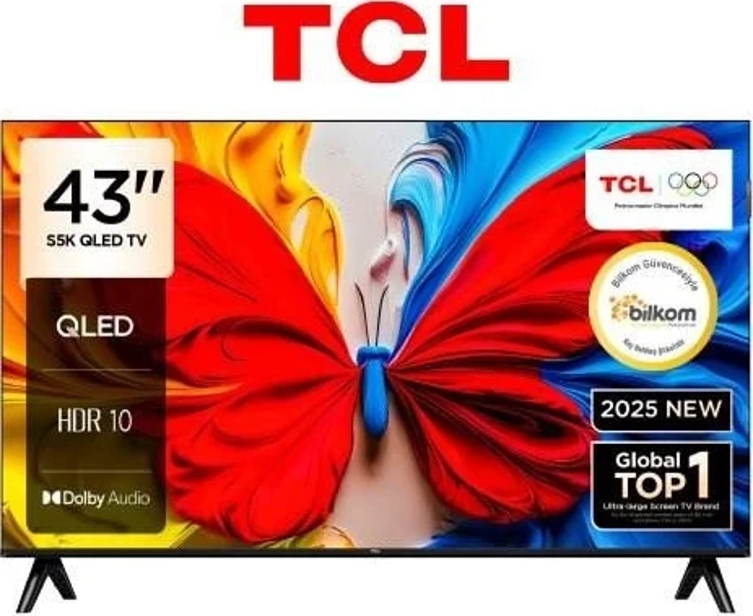 TCL 43S5K Full HD 43″ 109 Ekran Uydu Alıcılı Android Smart QLED TV
