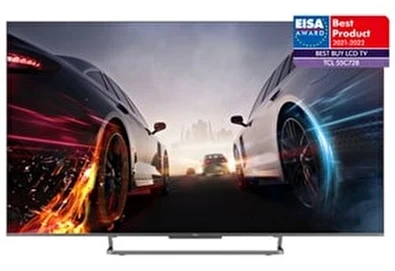 TCL 55C728 4K Ultra HD 55″ 140 Ekran Uydu Alıcılı Android Smart QLED TV