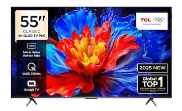TCL 55P8K 55″ 4K UHD Google QLED TV