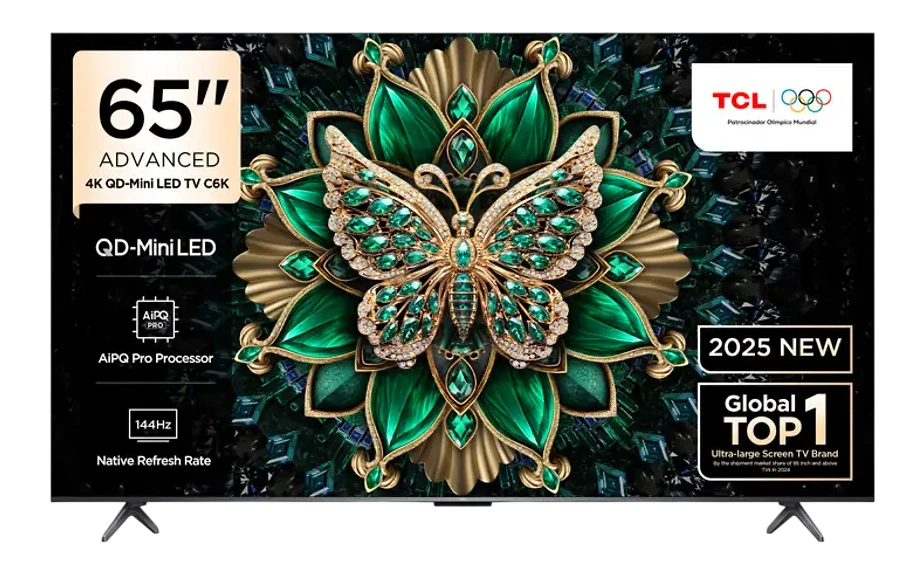 TCL 65C6K 65 inç 165 Ekran Uydu Alıcılı Smart Google 4K Premium QD-Mini LED TV