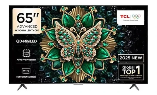 TCL 65C6K Premium 4K Ultra HD 65″ 165 Ekran Uydu Alıcılı Google Smart Mini LED TV