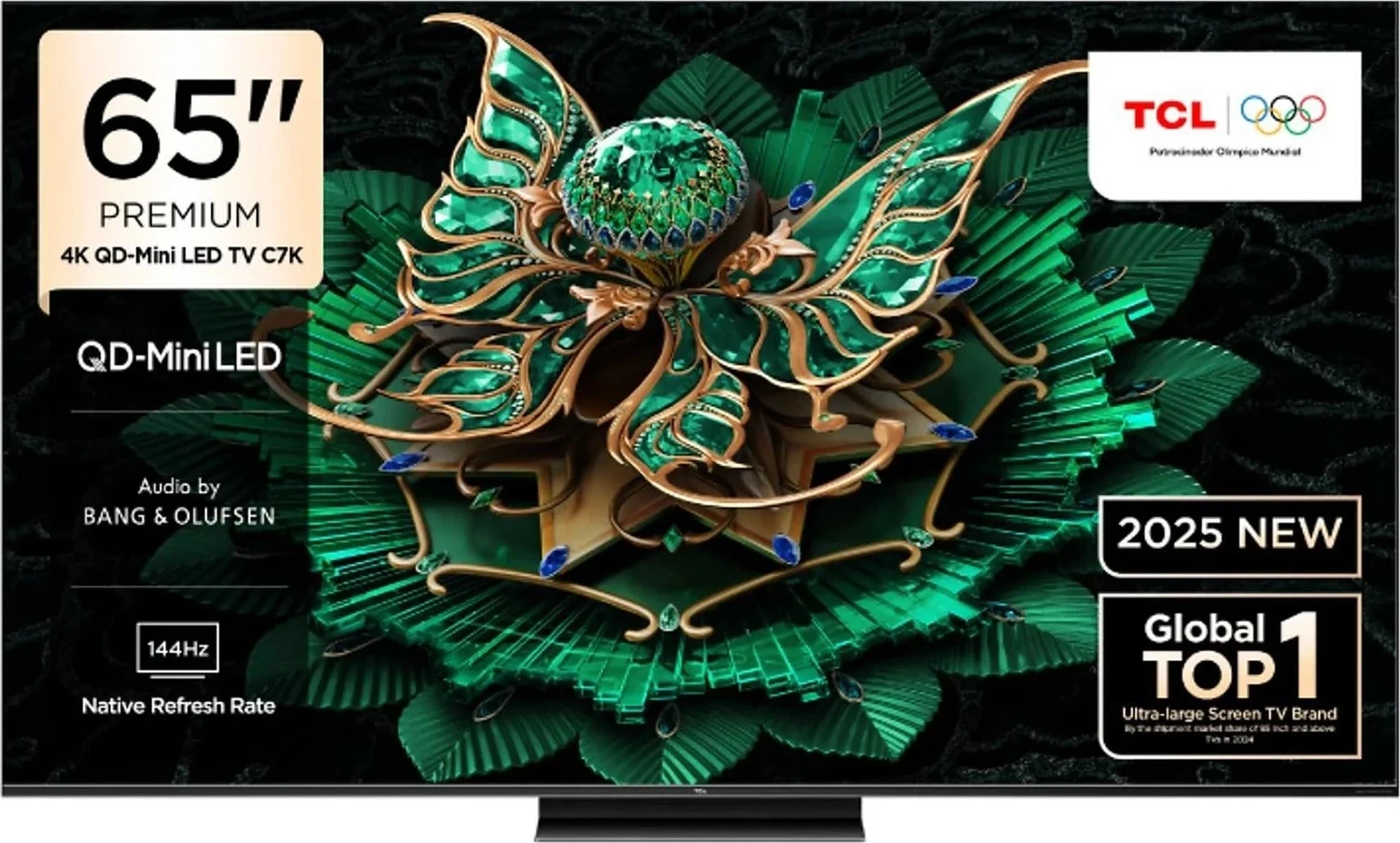 TCL 65C7K 4K UHD QD-MINILED 65″ 144HZ GOOGLE TV