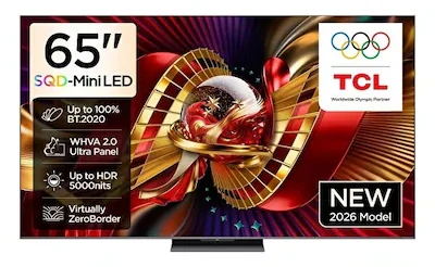 Tcl 65C8L 65″ 165 Ekran Uydu Alıcılı 4K Smart SQD Miniled TV