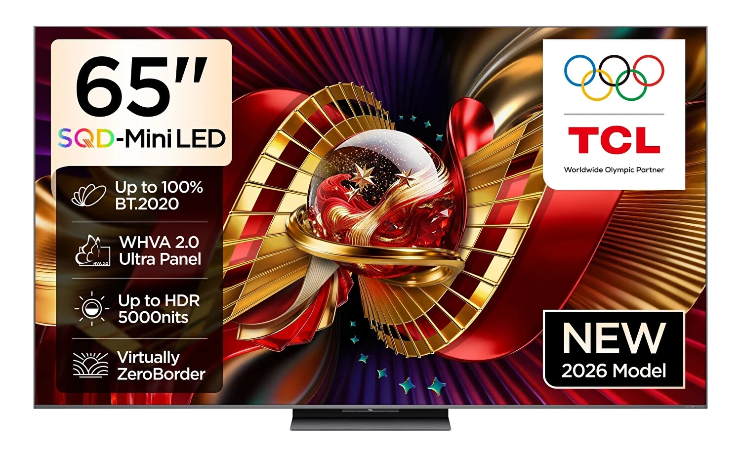 TCL 65C8L 65 165 Ekran ZeroBorder 4K Google SQD Mini LED TV