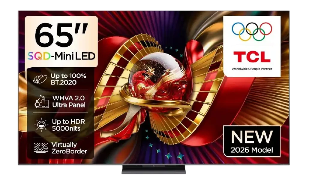TCL 65C8L 65 inç 165 Ekran Uydu Alıcılı Smart 4K UHD SQD-Mini LED Google TV