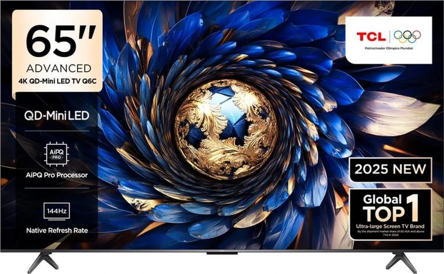 TCL 65Q6C 65” MiniLed 4k Google Tv, HDR10+