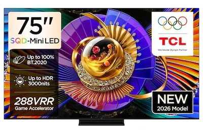 Tcl 75C7L 75″ 189 Ekran Uydu Alıcılı 4K Ultra HD Smart SQD MiniLED TV