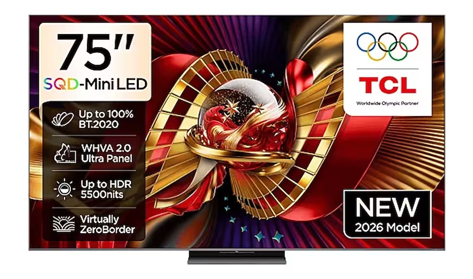 TCL 75C8L 75 inç 190 Ekran Uydu Alıcılı Smart 4K UHD SQD-Mini LED Google TV