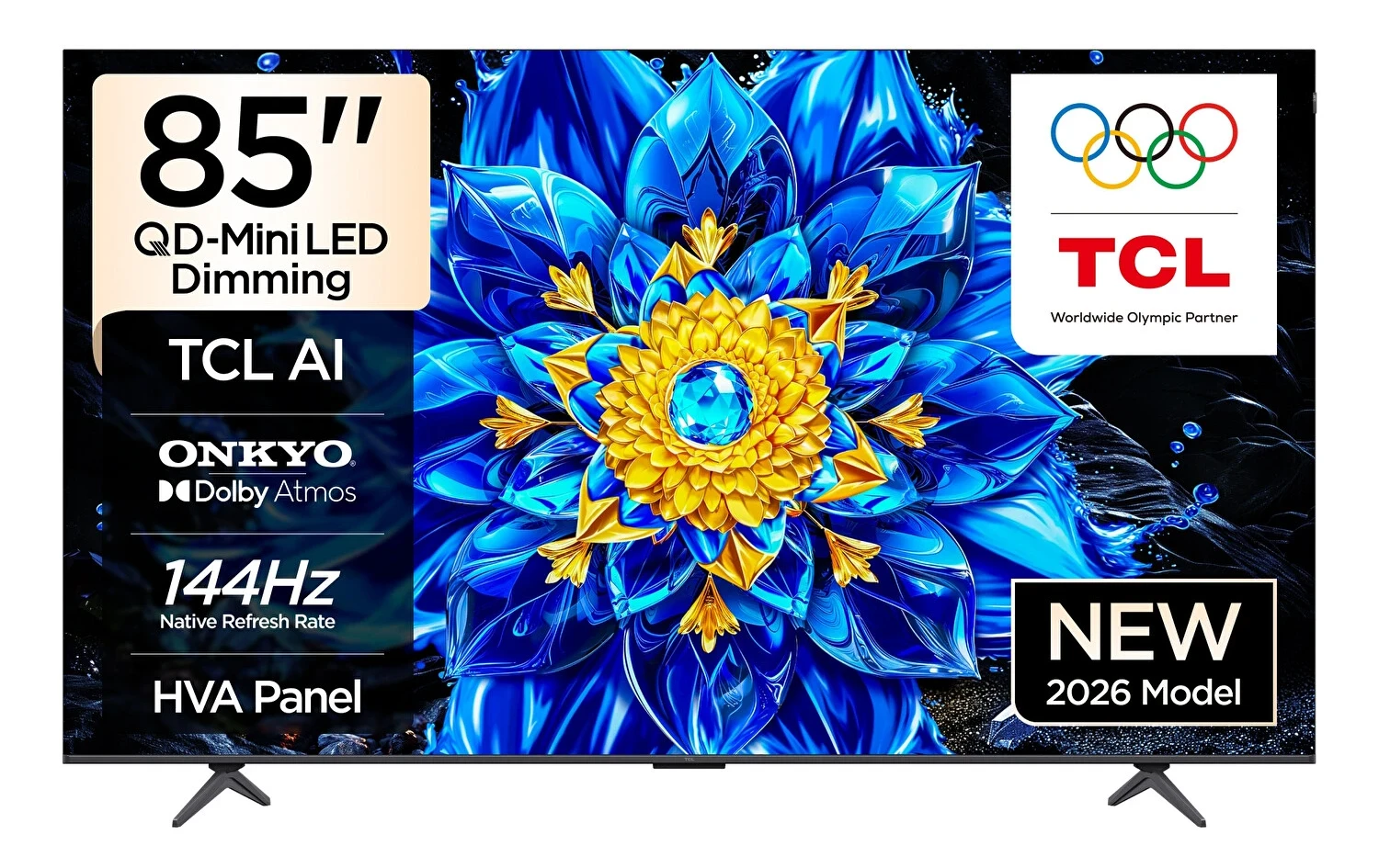 TCL 85P8LGTV 85 214 EKRAN 4K 144HZ QLED GOOGLE QLED TV