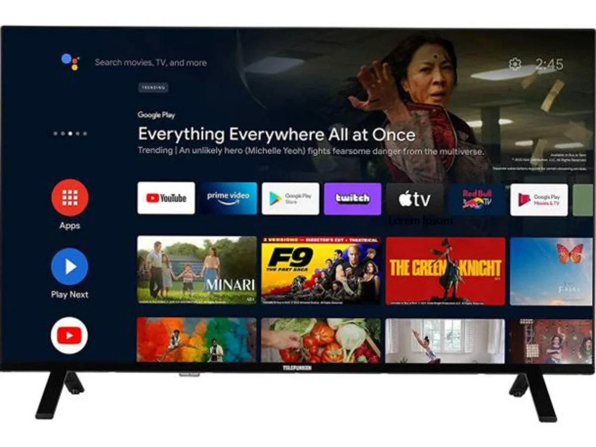 Telefunken 50TU9080UA 50” 127 Ekran Uydu Alıcılı 4K Ultra Hd Google Smart LED Tv