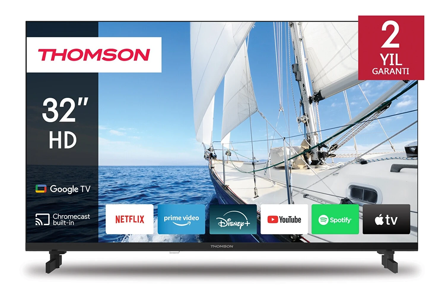 Thomson 32HG2S14 HD 32 82 Ekran Uydu Alıcılı Google Smart Led TV