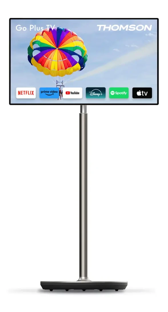 Thomson 32UE5M45 32 İnç 4K UHD Dokunmatik Taşınabilir Akıllı Monitör, Döner Ekran, Android, Bataryalı