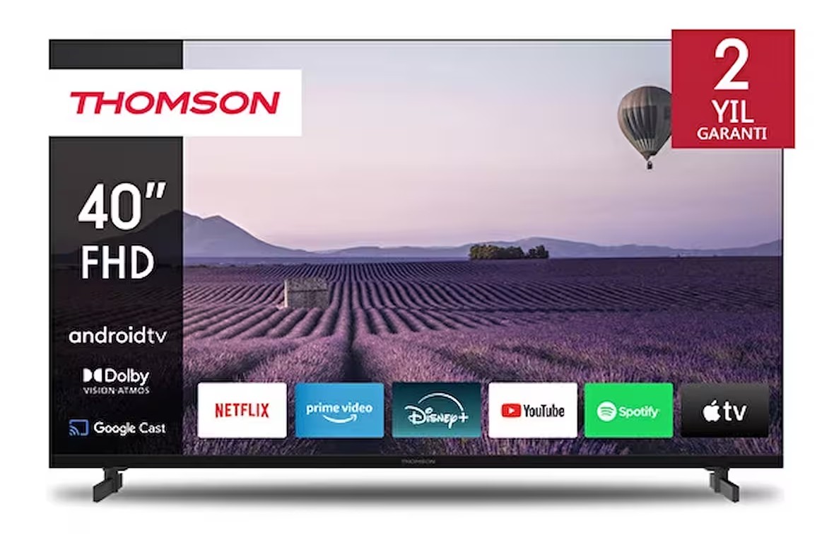 Thomson 40fa2s13 FHD 40″ 100 Ekran Uydu Alıcılı Android Smart Led TV