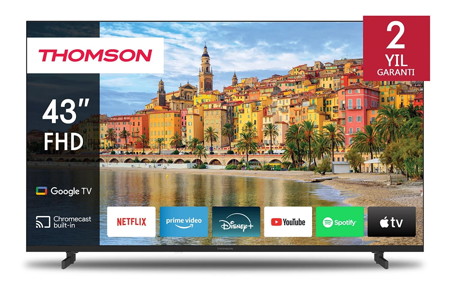 Thomson 43FG2S14 FHD 43 109 Ekran Uydu Alıcılı Google Smart Led TV