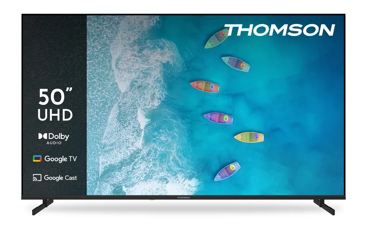 Thomson 50UG4S15 50 İnç 126 Ekran 4K UHD LED Google Smart TV, HDR10, Dolby Audio, Sesli Kontrol, HDMI 2.1