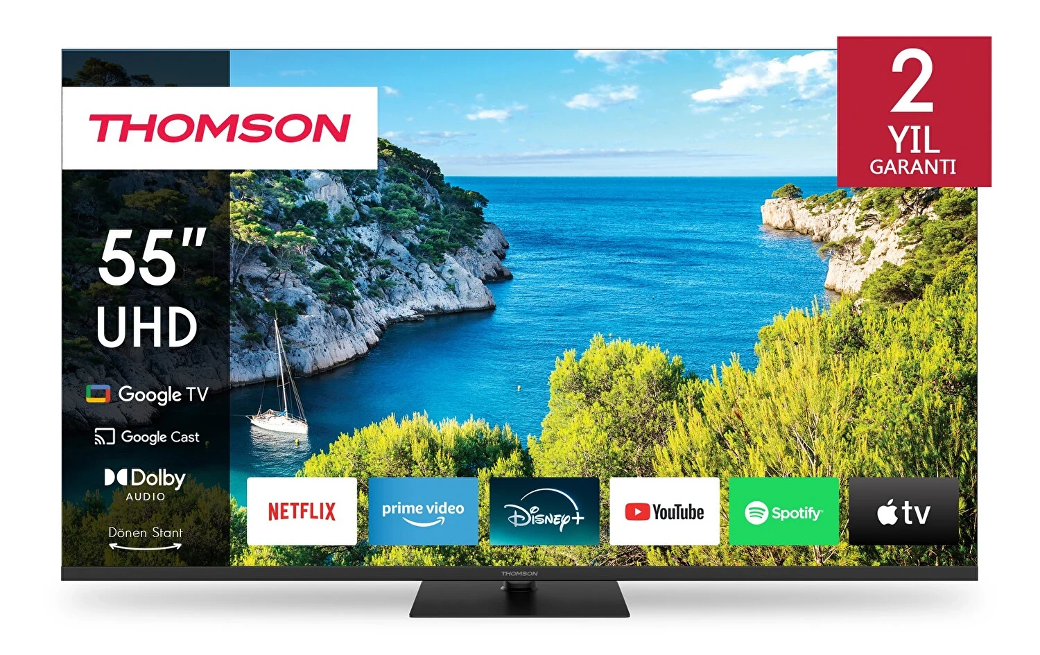 Thomson 55UG5C14 UHD 55 139 Ekran Uydu Alıcılı Google Smart Led TV