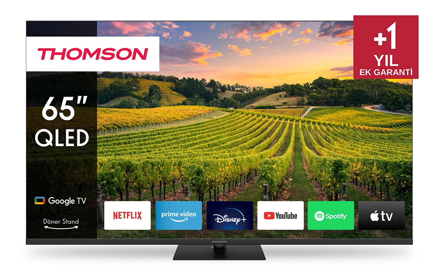 Thomson 65QG5C14 UHD 65 164 Ekran Uydu Alıcılı Google Smart Qled TV