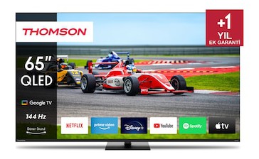 Thomson 65QG7C14 65″” Uydu Alıcılı 4K Ultra HD Google Smart TV