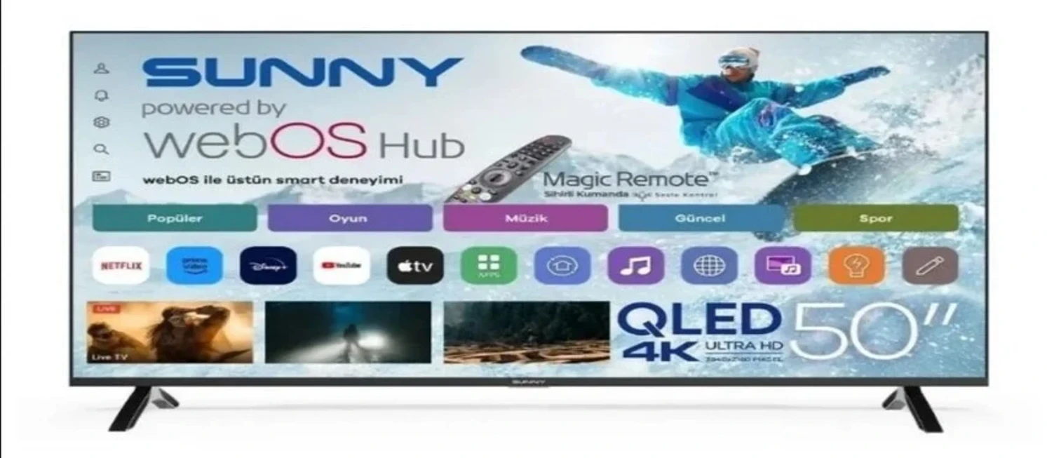TV SN50QUPRL-W02M 50″ WEBOS 4K SMART ULTRA HD LED TV