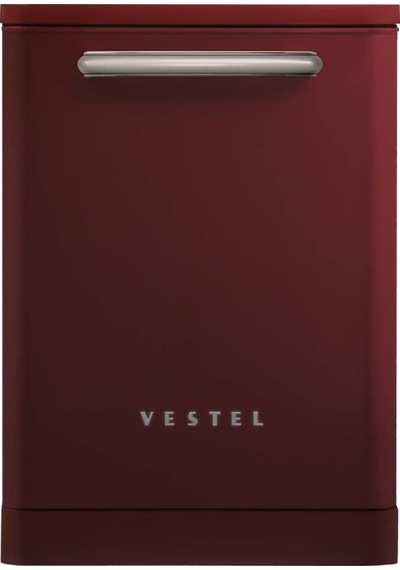 Vestel BM 5011 3 Programlı 13 Kişilik Retro Bulaşık Makinesi Bordo