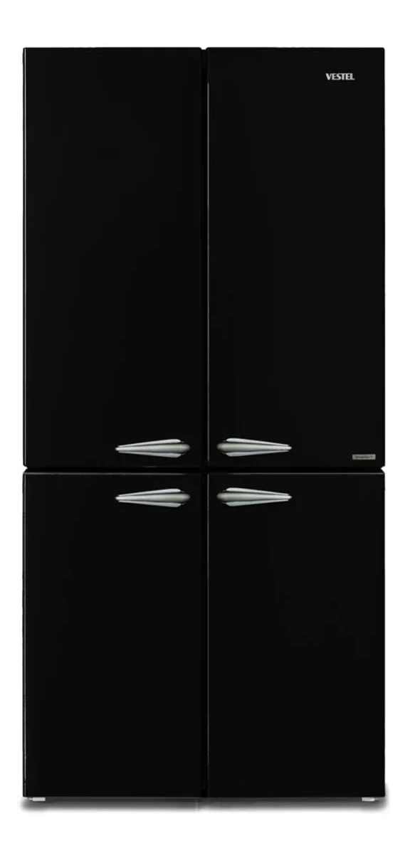 VESTEL RETRO FD56011 SİYAH 487 Lt No-Frost Buzdolabı