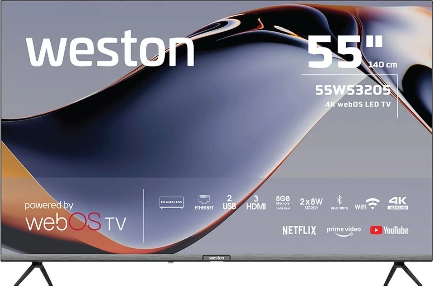 Weston 55WS3205 55″ 140 Ekran 4K Ultra HD WebOS LED TV